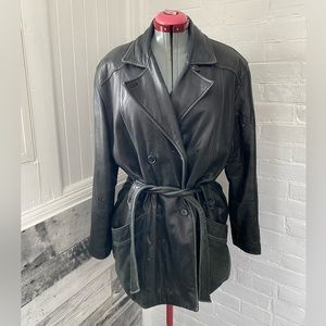 DANIER LEATHER COAT